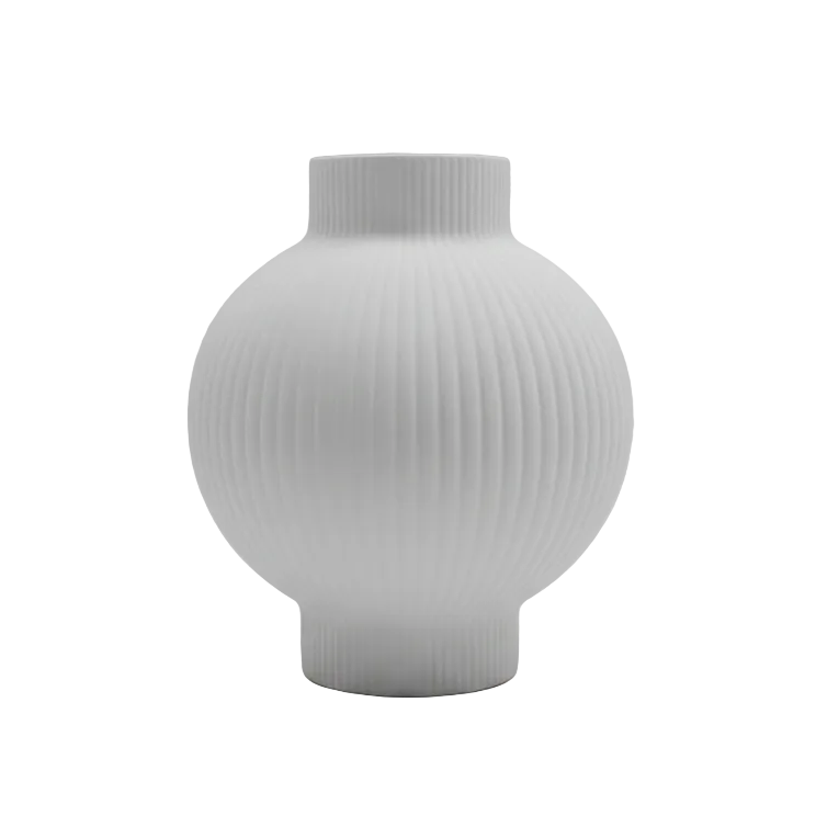 Texture White Vase