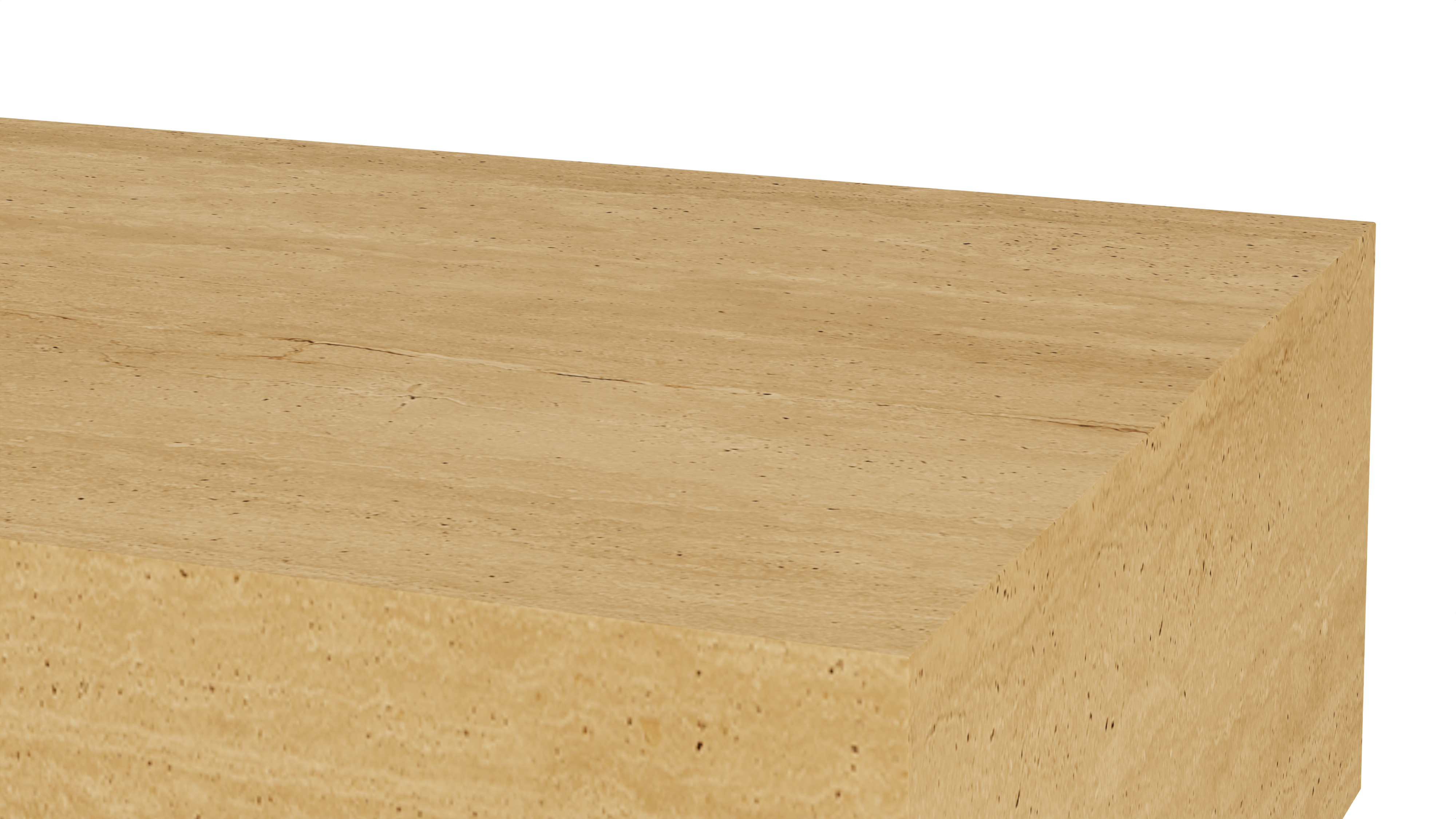 Traventino Rectangle Coffee Table Matt