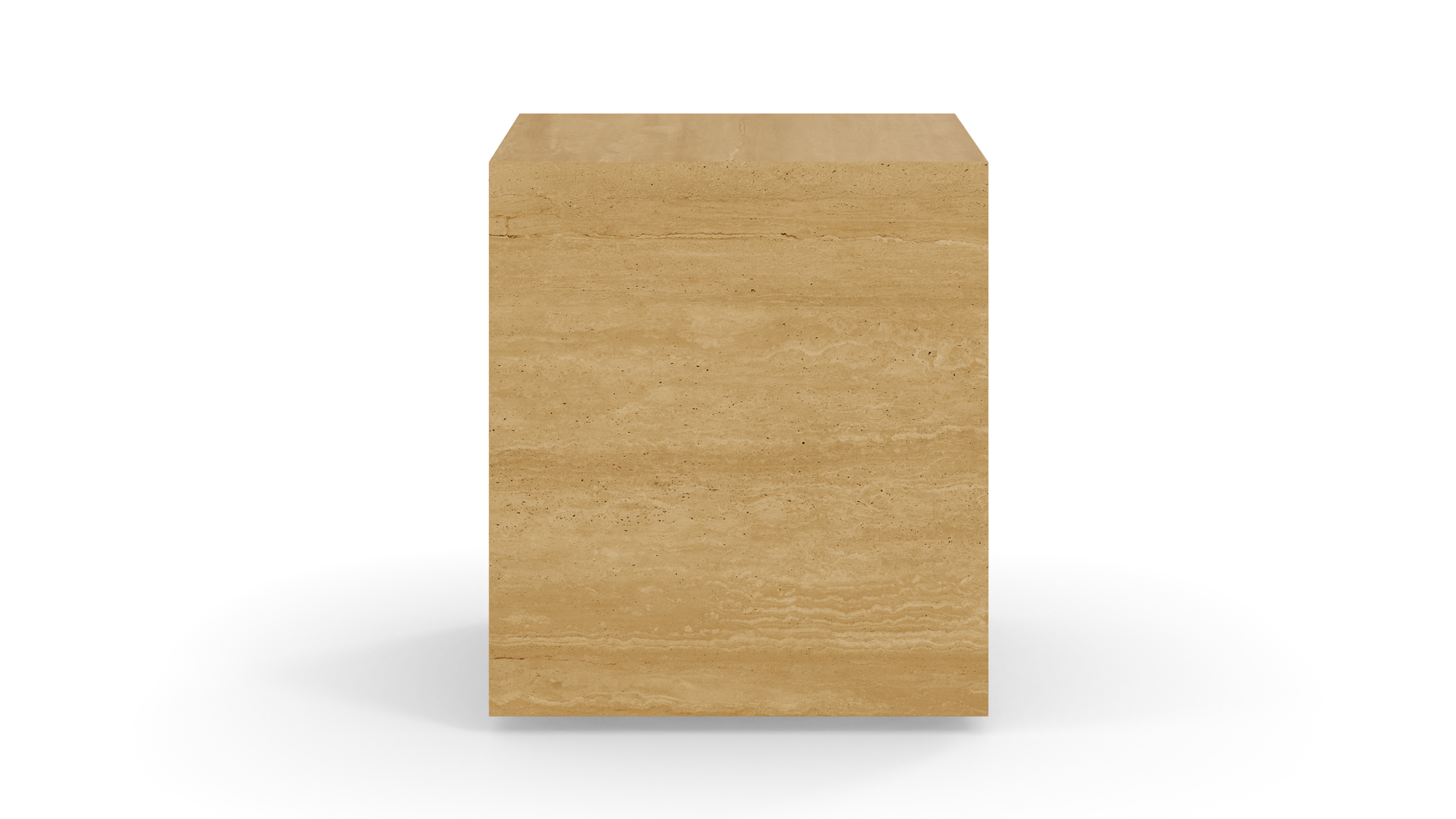 Traventino Square Side Table