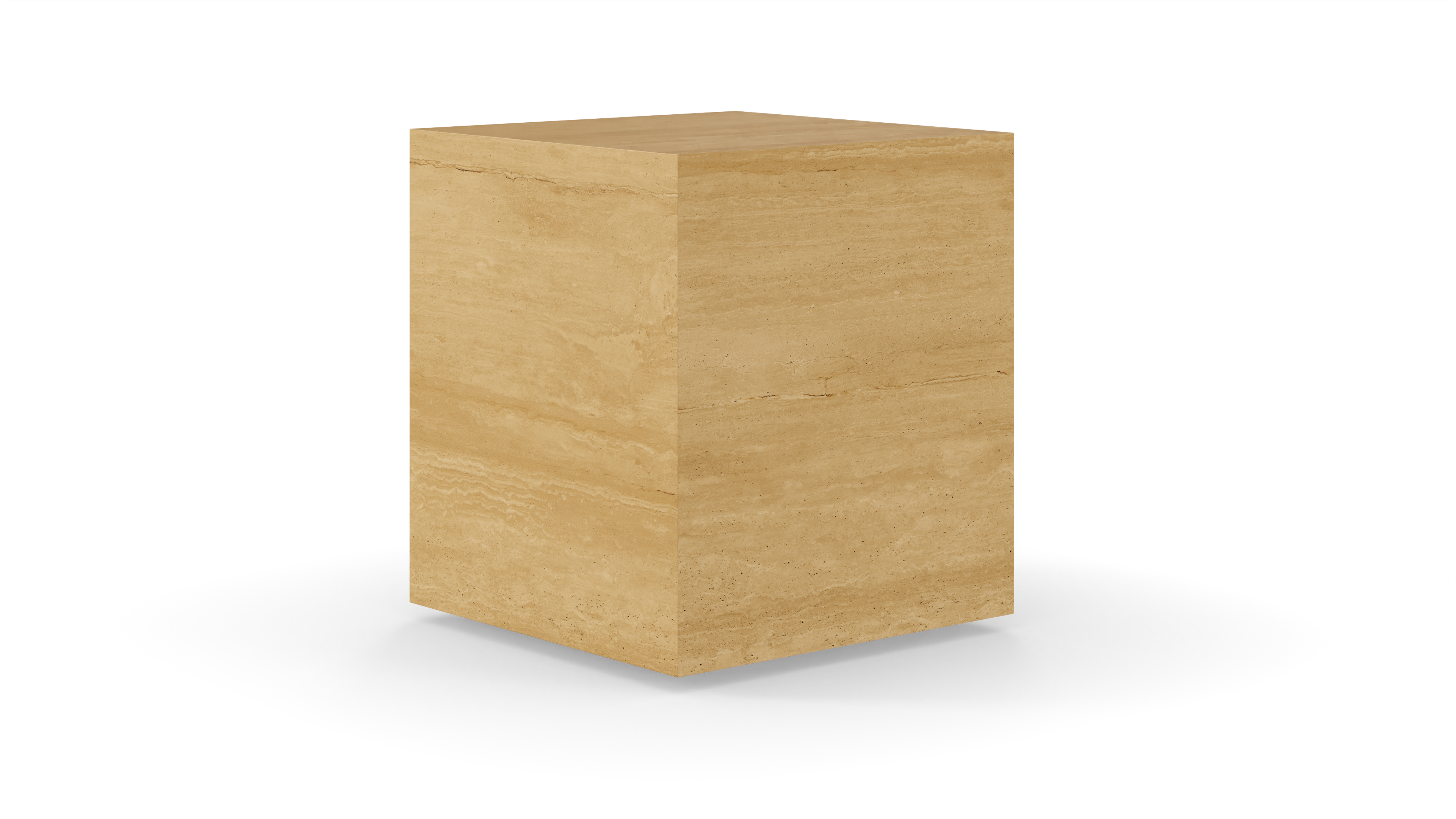 Traventino Square Side Table