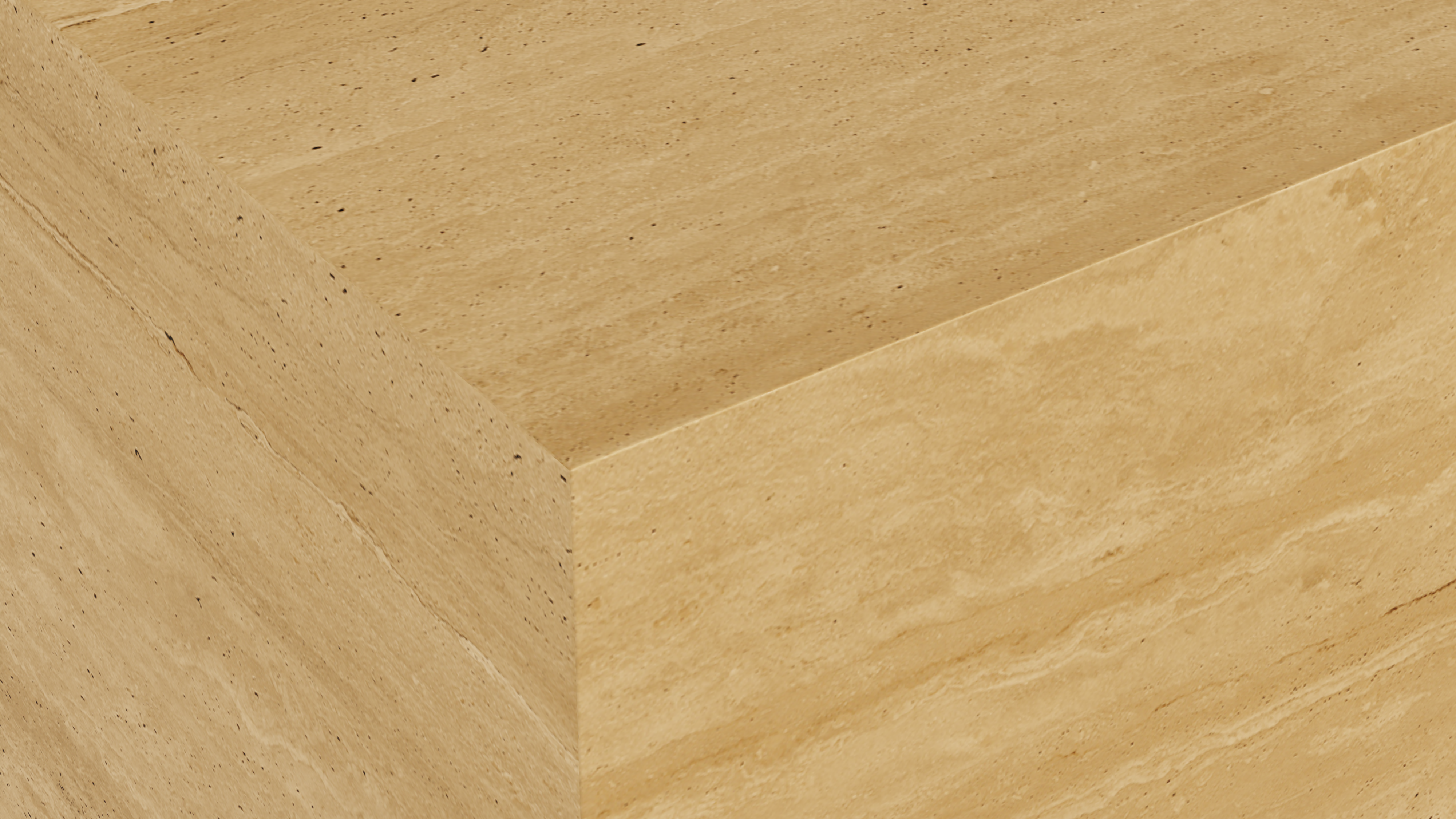 Traventino Square Side Table