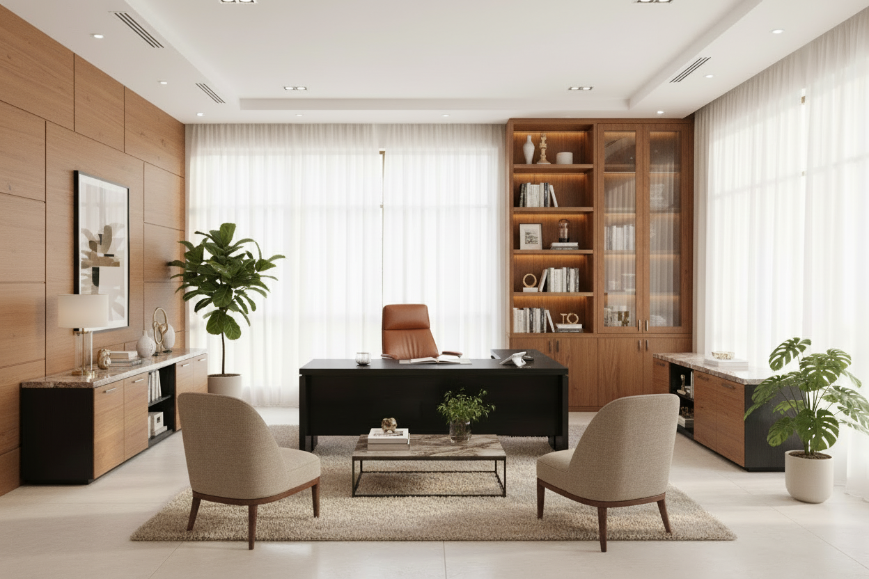 Tuscany L-Shaped Desk Extension Module
