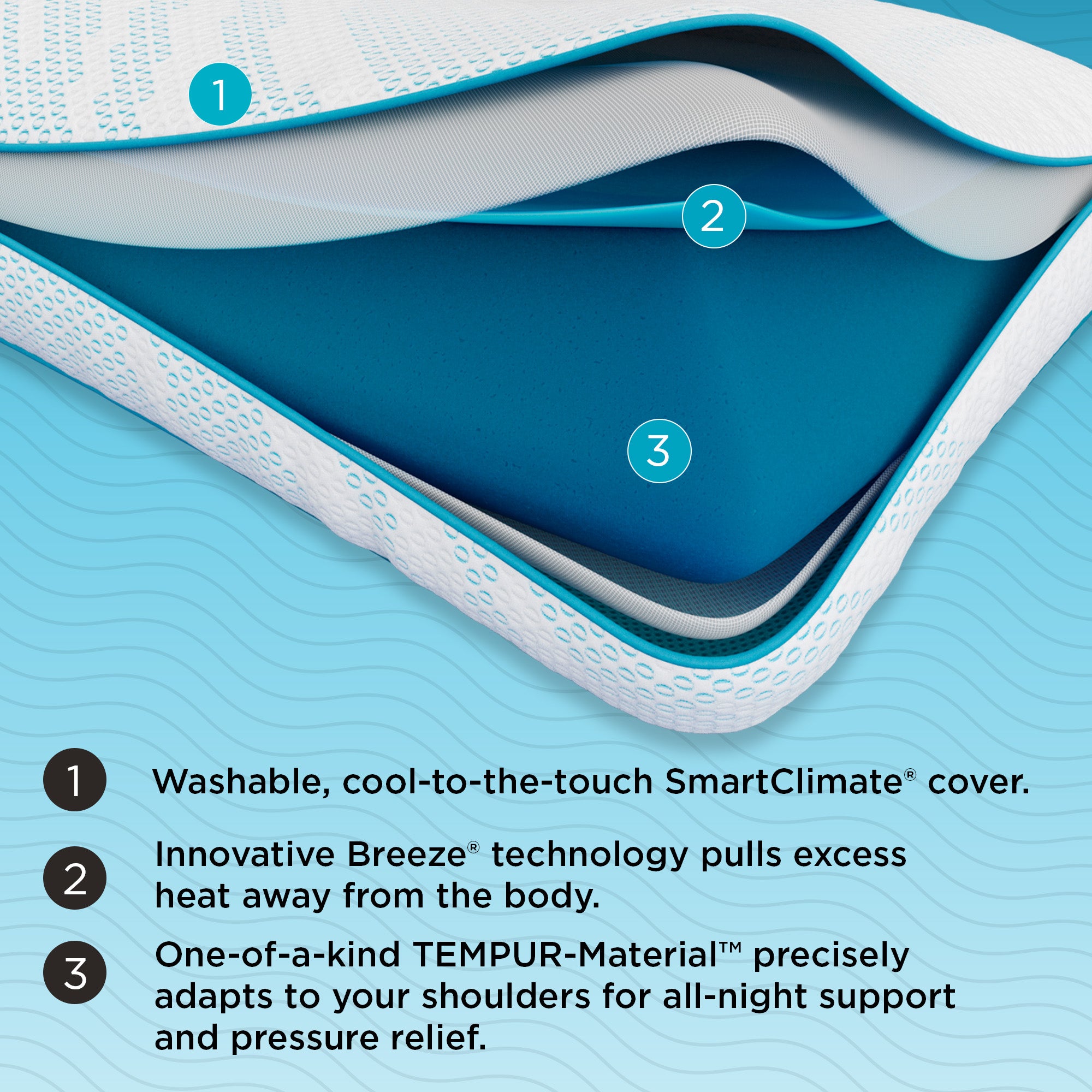 Tempur-Pedic Breeze Pillow