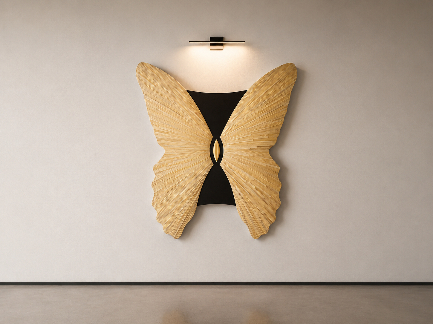 Butterfly Wood Sculpture