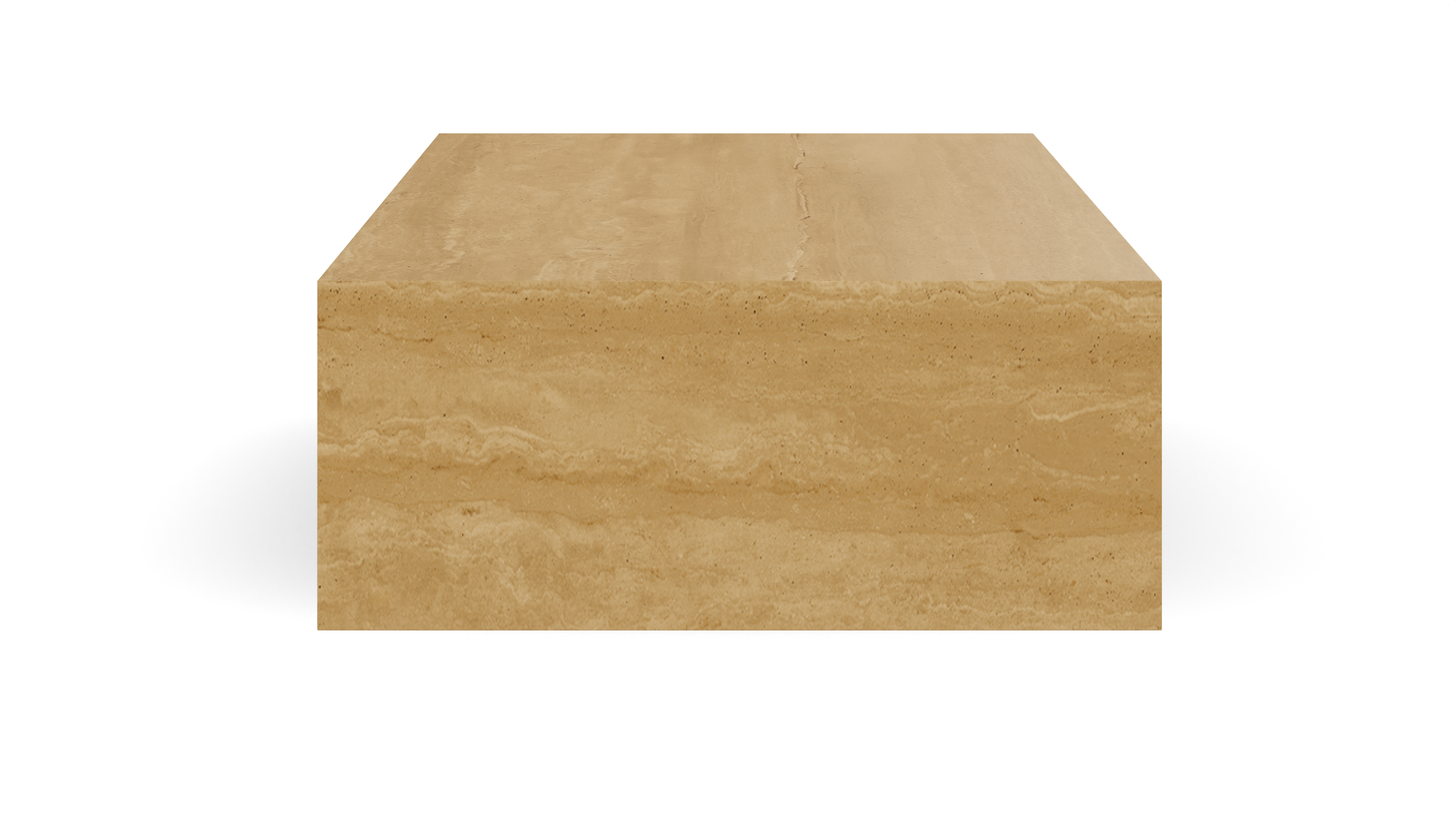 Traventino Rectangle Coffee Table Matt