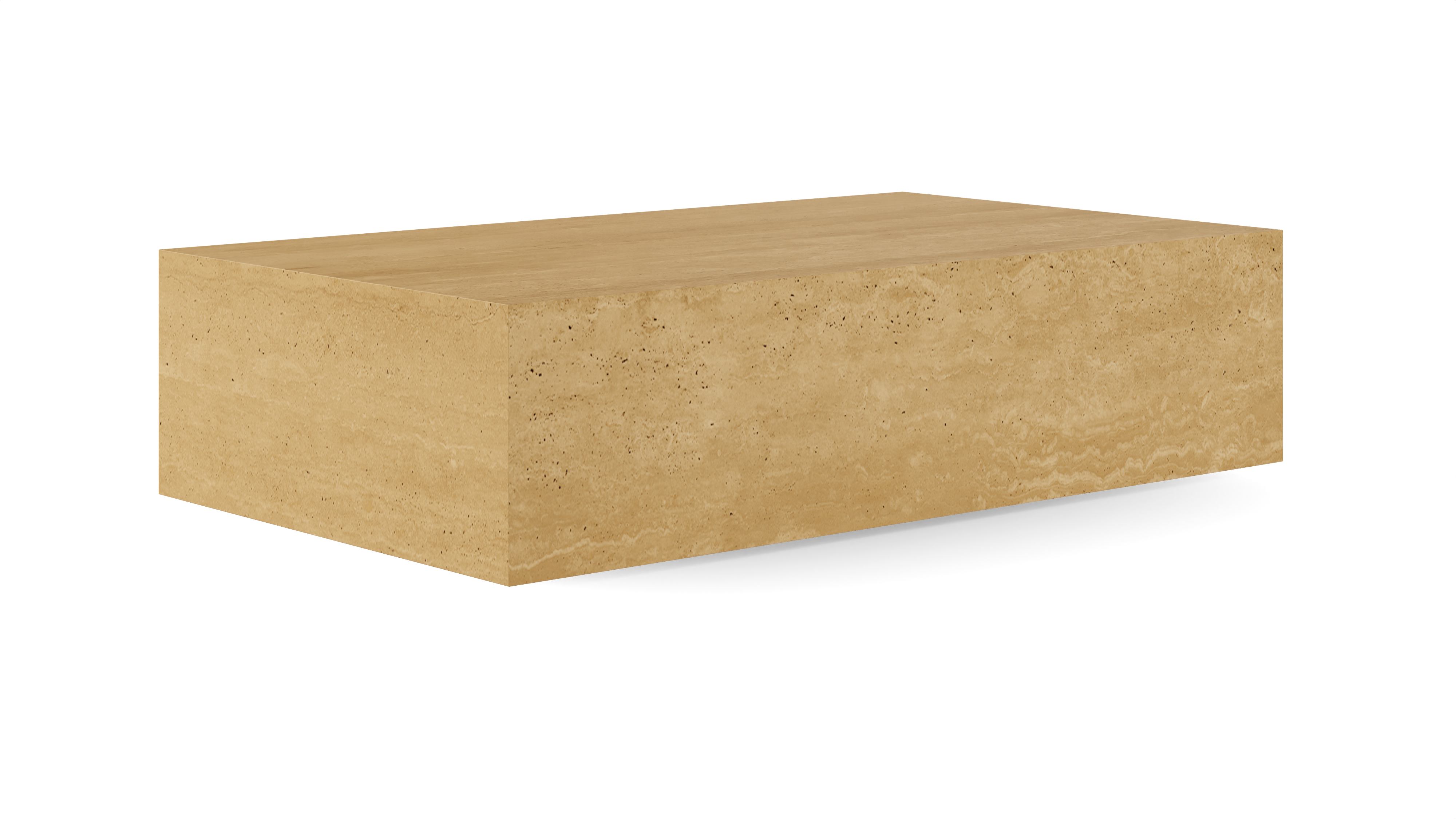 Traventino Rectangle Coffee Table Matt