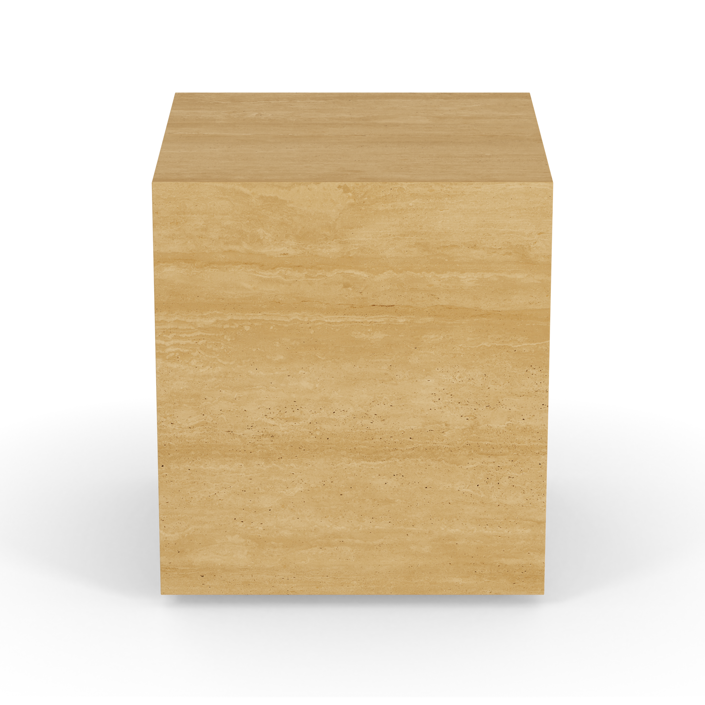 Traventino Square Side Table