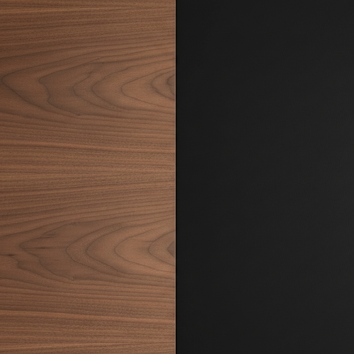 Wooden panel with dark background